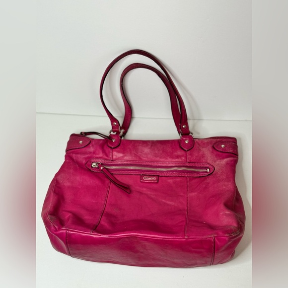 Coach Daisy Leather Emma Tote Vintage - Picture 1 of 15